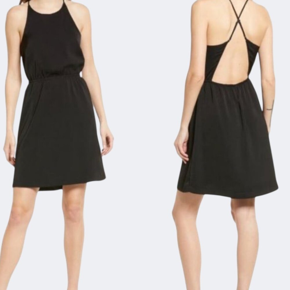 Melrose and Market Strappy Backless Dress Small NWT party fun flirty wedding